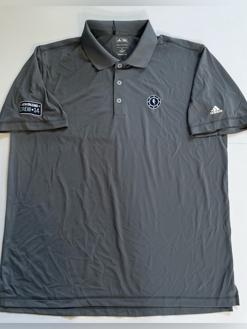 NWT Adidas Puremotion 2014 NBA All Star Game Crew Polo Shirt Men XL New Orleans